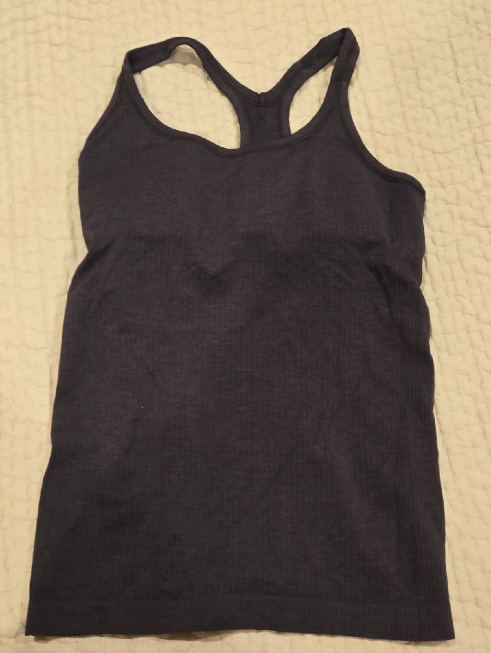 lululemon athletica Ribbed Racerback Tank Built In Bra — Black